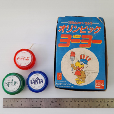 Antique Olympics Super YoYo Russell Sprite Fanta Cola Collectible