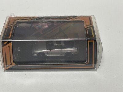 1/64 YM Models 404 Error Nissan 180SX in Silver with rear Wing 299