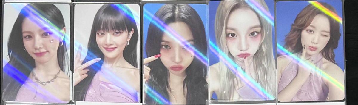 G)-IDLE GIDLE 6TH MINI ALBUM I FEEL KMS KMSTATION 6.0 PHOTOCARD