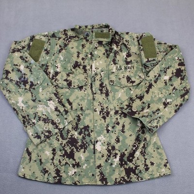 US Navy NWU Type III Shirt Mens Small 32 Short Camo Military