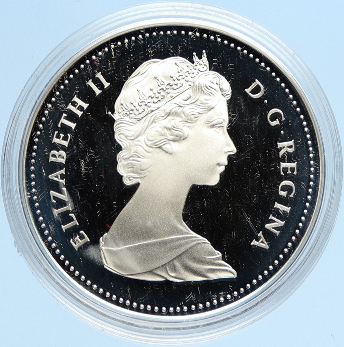 1983 CANADA Elizabeth II WORLD UNIVERSITY GAMES Proof Silver