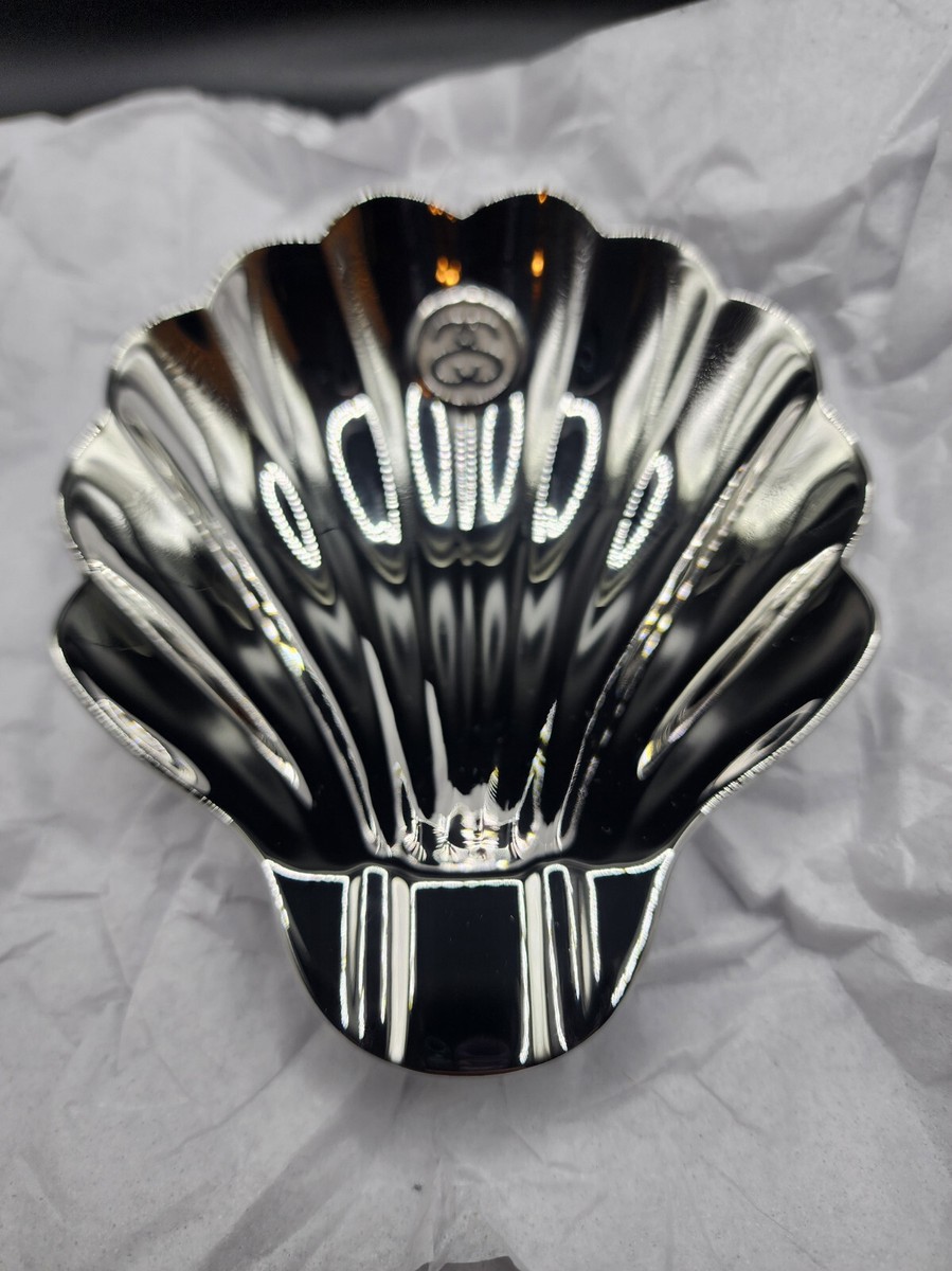 Stussy Silver Clam Ashtray Polished Stainless Steel Limited