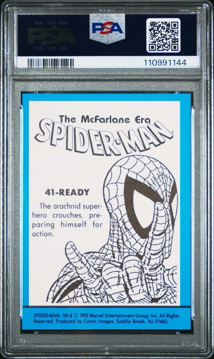 1992 Spider-Man Ready #41 PSA 9 Mint – The McFarlane Era Marvel