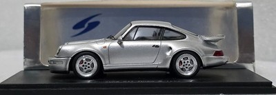 Porsche 911 (964) Turbo S 1992 Silver 1:43 Spark S2032 EXTREMELY