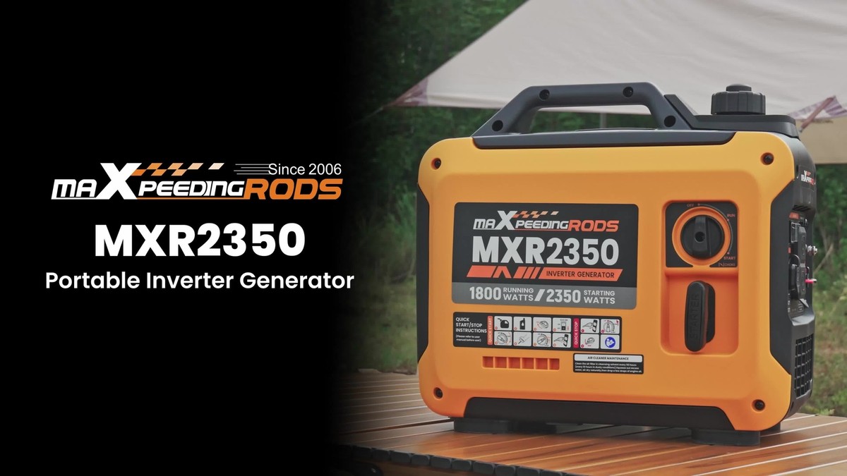 MXR2350 Super Quiet Portable Inverter Generator 120V 1.8-2.35 KW