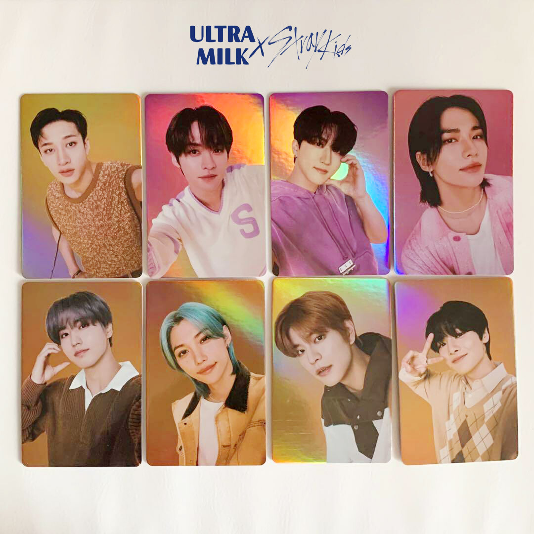 Stray Kids x ULTRA MILK Ver 2 INDONESIA Official Photocard | eBay