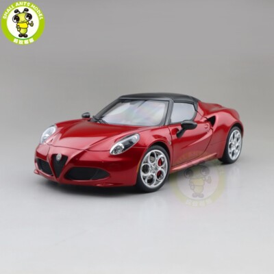 1/18 ALFA ROMEO 4C SPIDER Autoart 70142 Red Model Toy Car Gifts