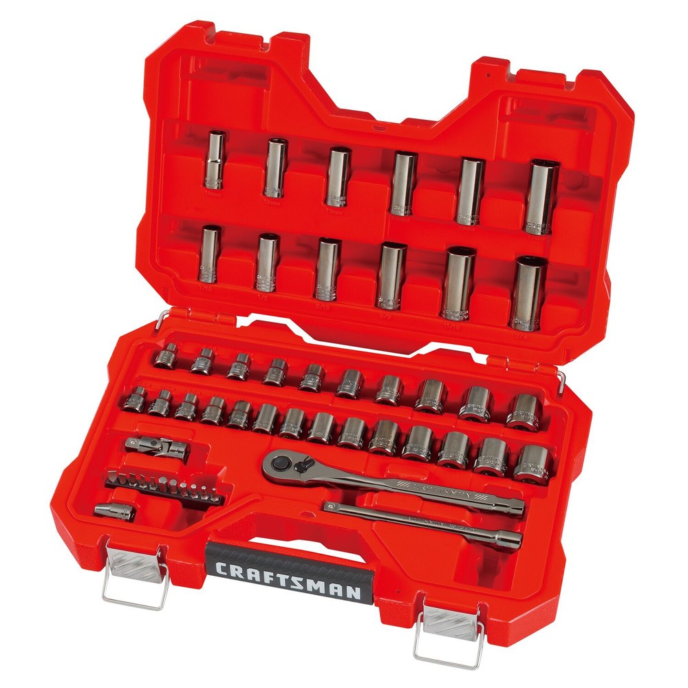 Craftsman CMMT82334Z1 51-Piece Gunmetal Chrome Mechanics Tool Set
