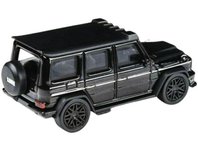 MERCEDES AMG G63 LIBERTY WALK WAGON BLACK 1/64 DIECAST MODEL BY