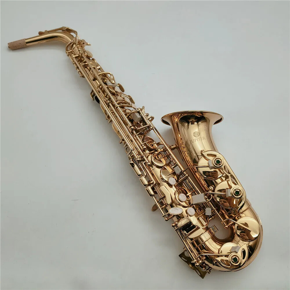 Jupiter JAS-767GL Alto Eb Saxophone Arrival Brass Gold Lacquer
