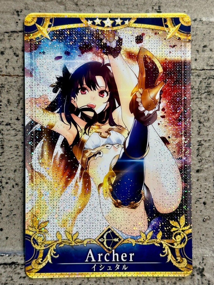 Fate Grand Order FGO HOLO Arcade Card Archer Ishtar Rin Final