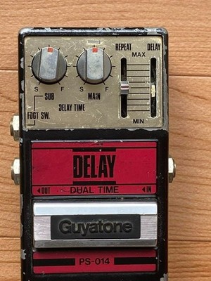 Guyatone PS-014 Dual Time Delay Guitar Effect Pedal Used from