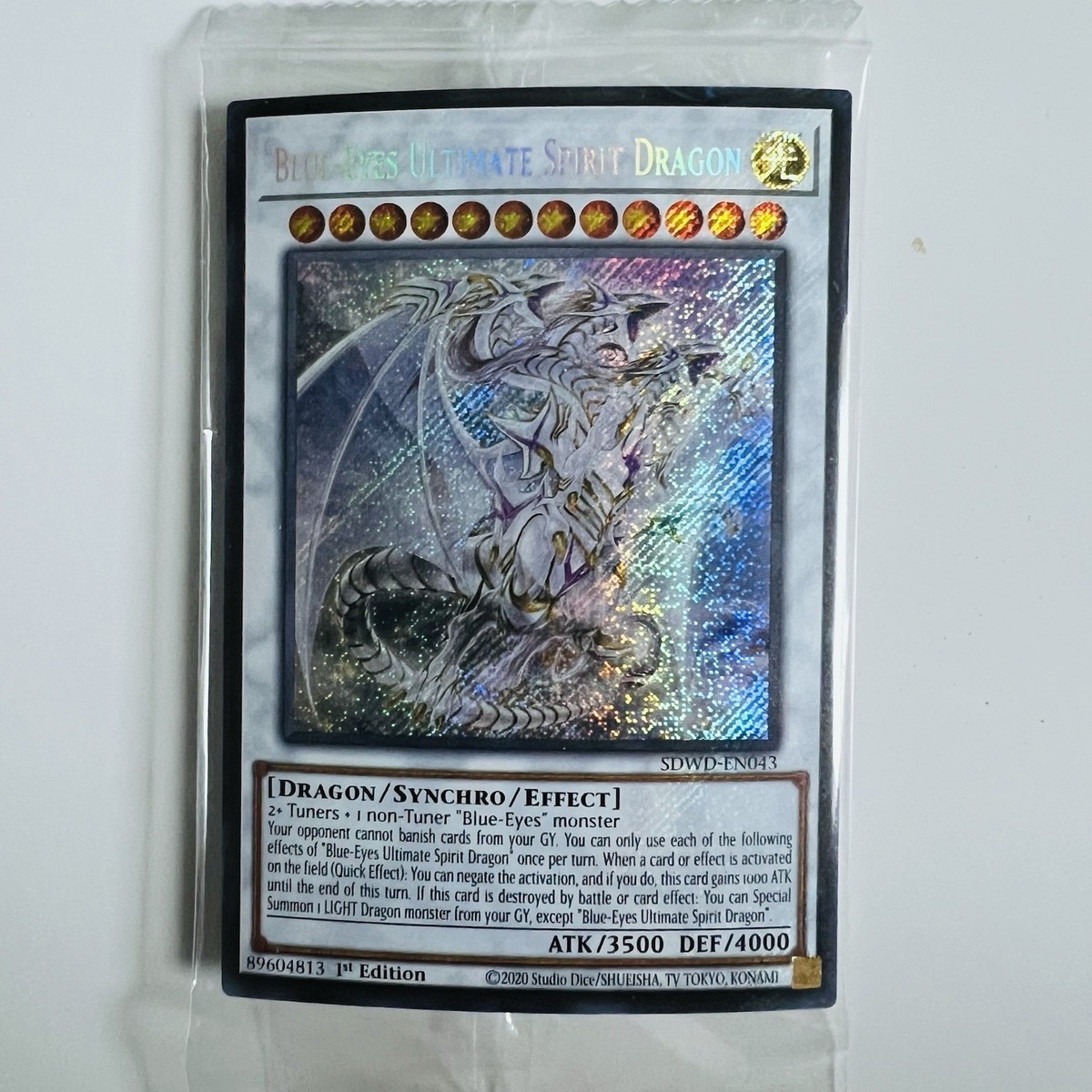 Blue-Eyes Ultimate Spirit Dragon (Secret Rare) - Structure Deck