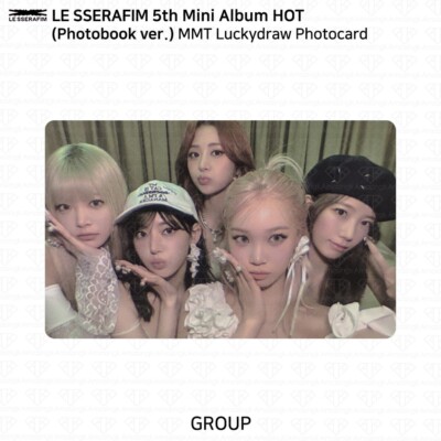 Le Sserafim 5th Mini Album HOT MMT Luckydraw Photocard KPOP K-POP