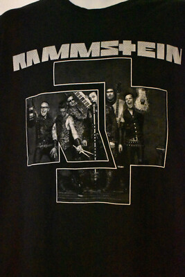 Rammstein Black T Shirt Size XL Gildan Rock Band Shirt | eBay