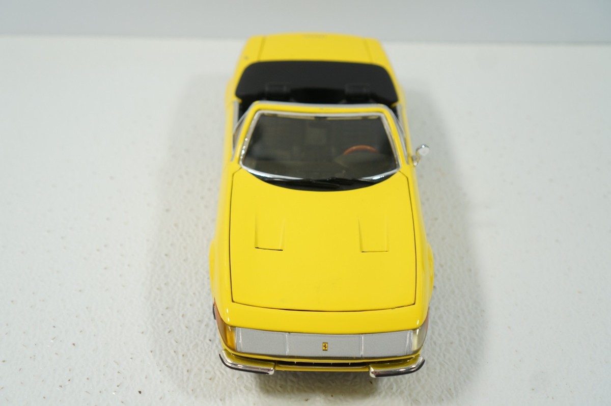 Hot Wheels Ferrari 365 GTS/4 Yellow 1:18 Diecast Model Car | eBay