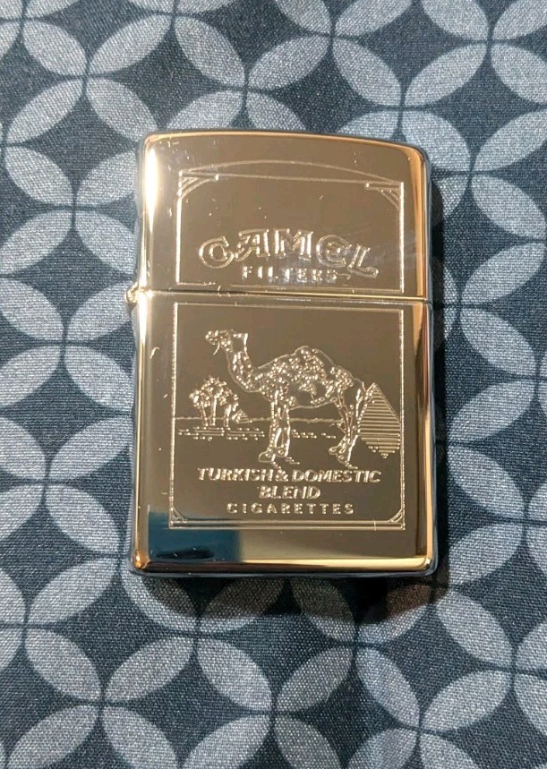 New Vintage Chrome Zippo Camel Filters Lighter 1996 XII Unfired | eBay