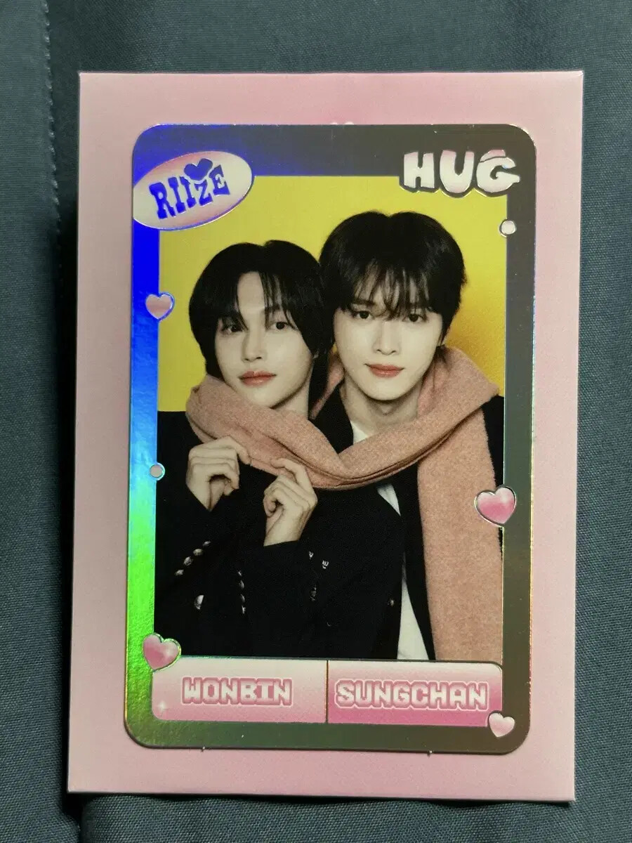 riize Hug Special trading card Genuine Hug MD wonbin sungchan | eBay