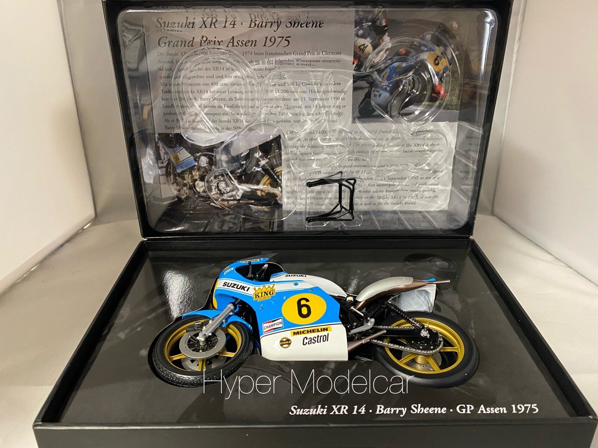 No27バイクミニカー1/12箱ありSuzuki XR 14 B.Sheene No27バイク