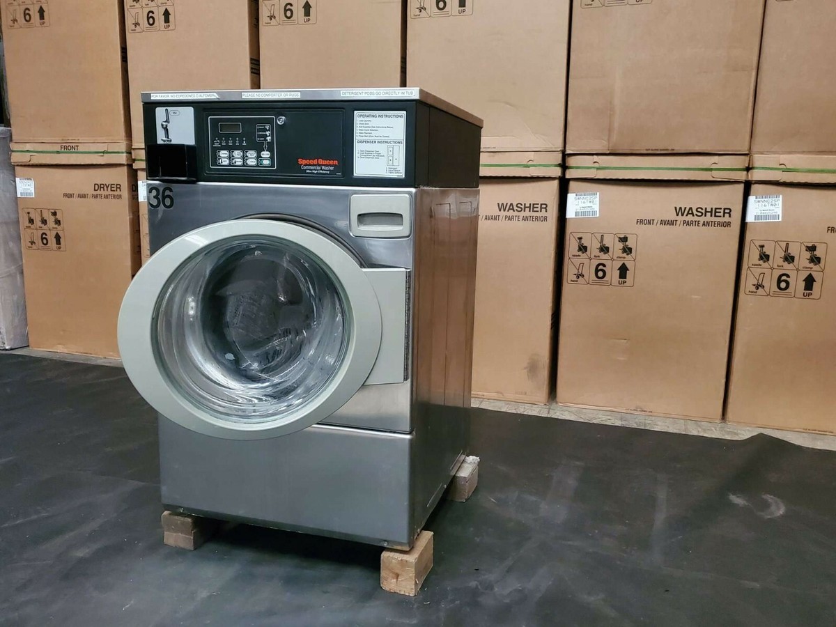 Speed Queen FRONT LOAD WASHER COIN OP 18LB 120V 60 Hz 1PH S/N