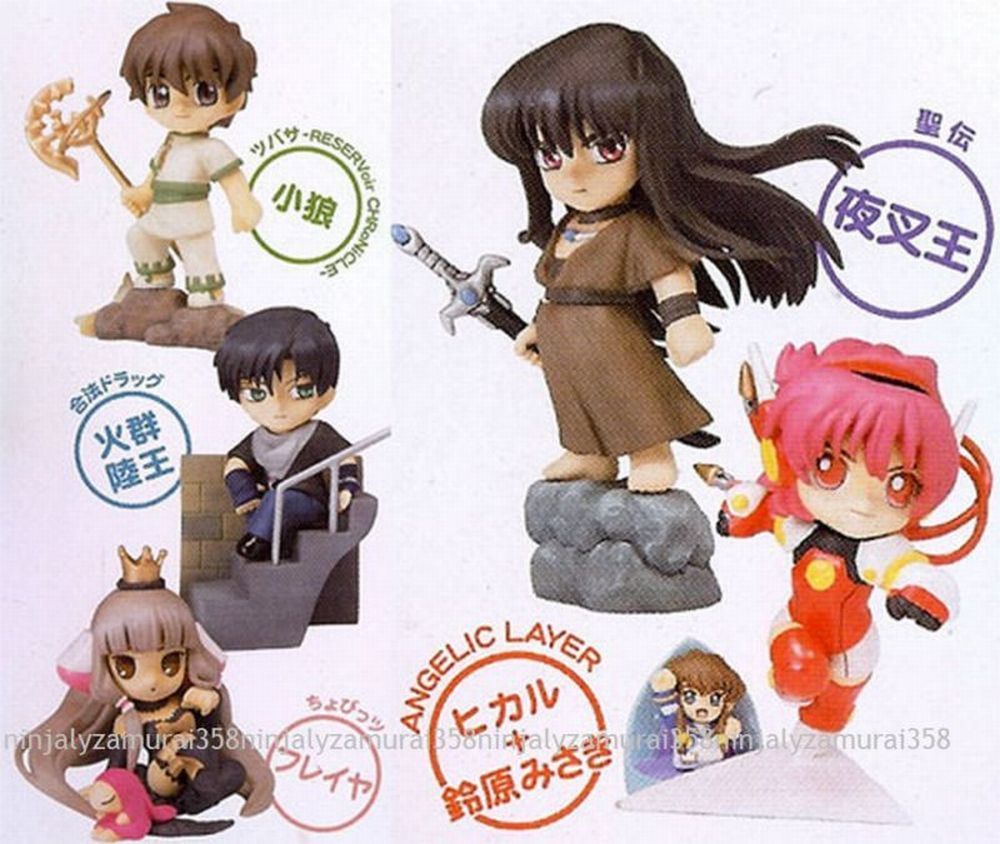 CLAMP IN 3-D LAND Figure set of 5 vol.2 3D tsubasa Syaoran Freya