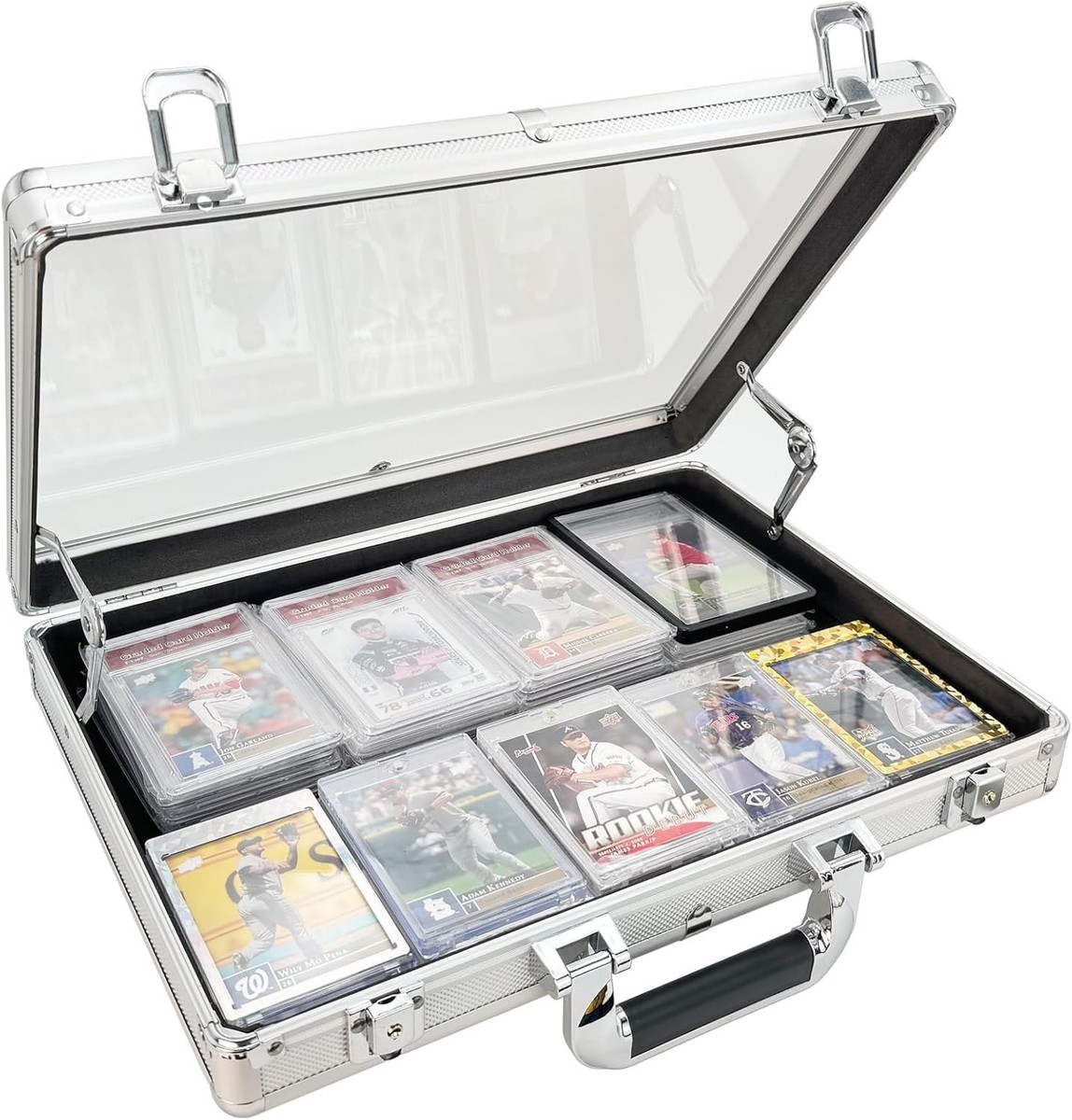 Graded Trading Card Display Case Aluminum 16 x 12 Pokemon Sport