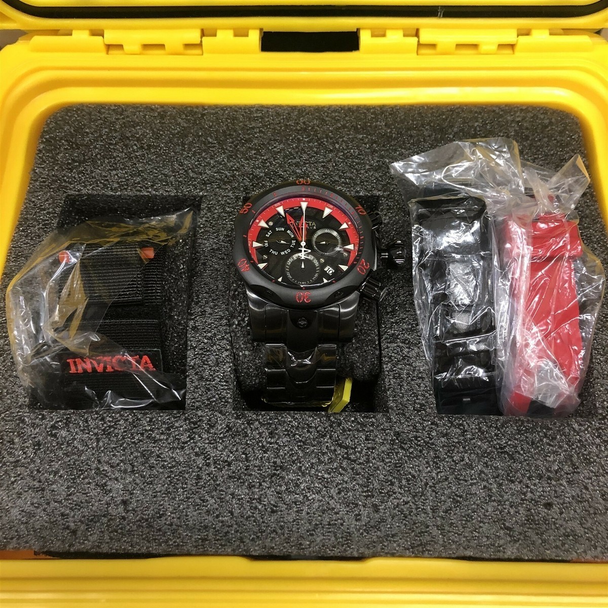 INVICTA 32942 *LE/500*Reserve 54mm Red Venom Black Label Watch, 4