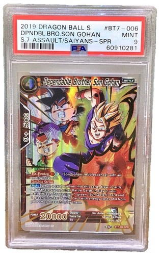 Dragon Ball Heroes UGM6 SEC2 PSA10 Son Goku GT Trading Card Rare