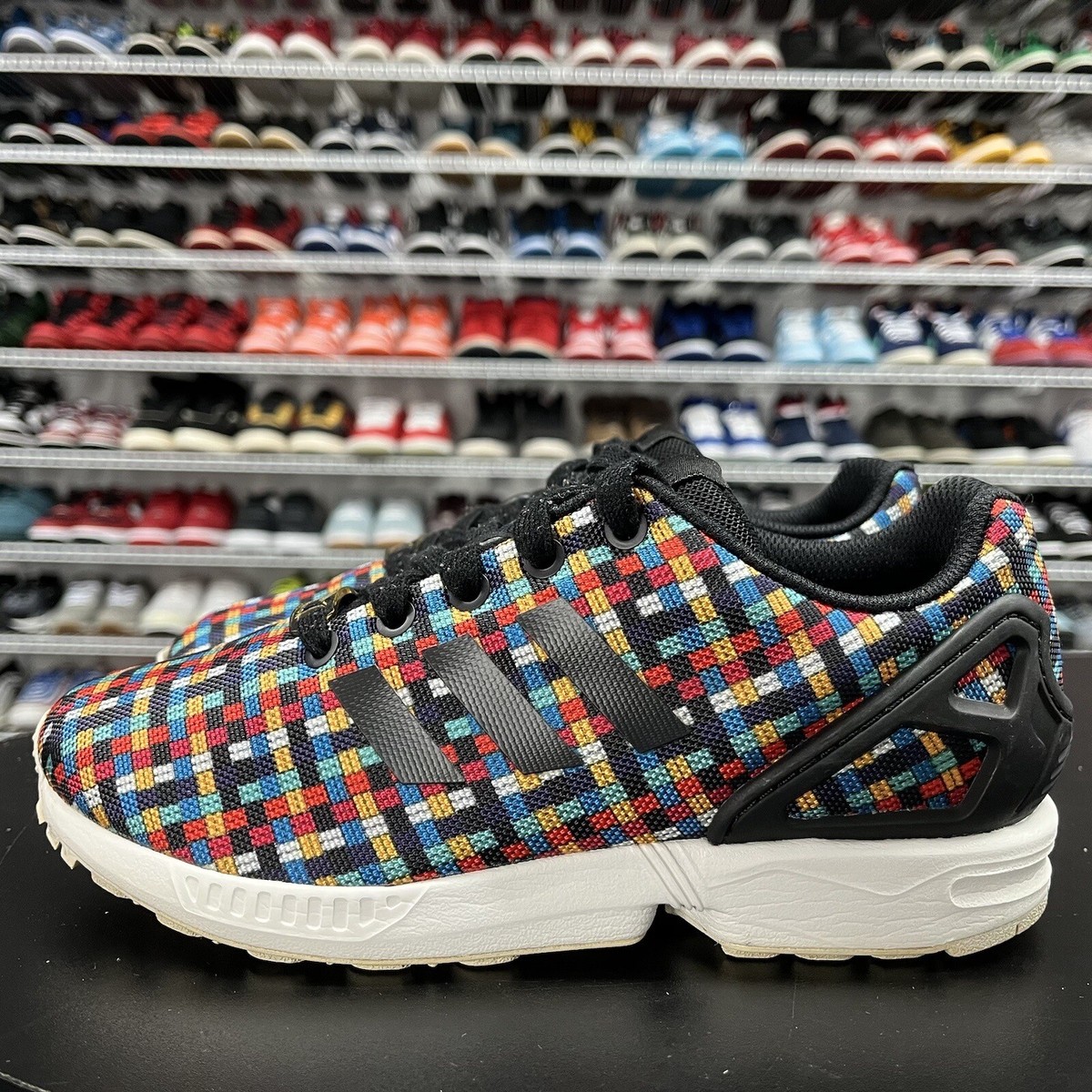 Adidas Zx Flux Torsion Running Shoes Rainbow S77907 Size 5 | eBay