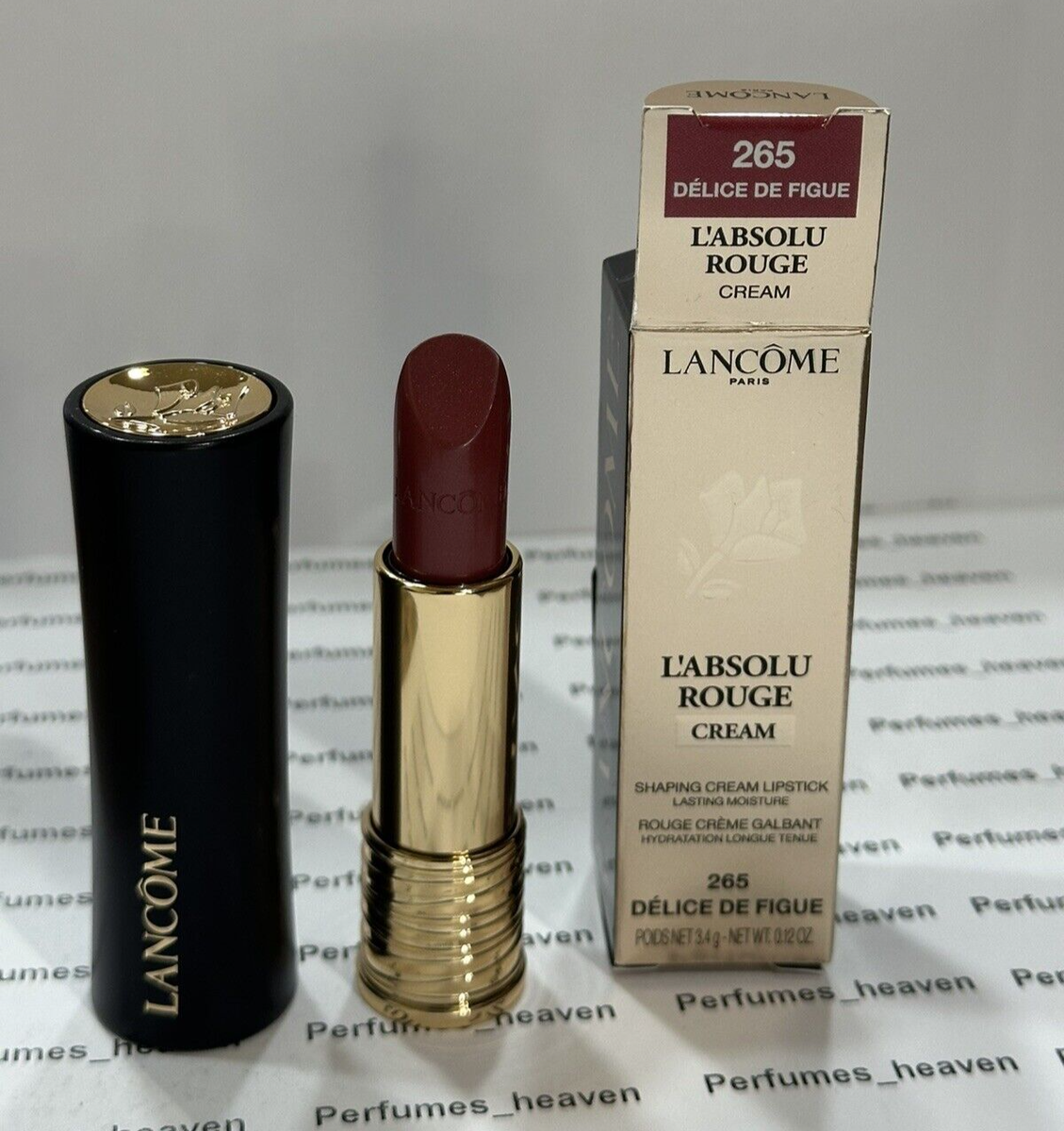 Lancome L'Absolu Rouge Cream Lipstick 265 Delice De Figue 0.12oz