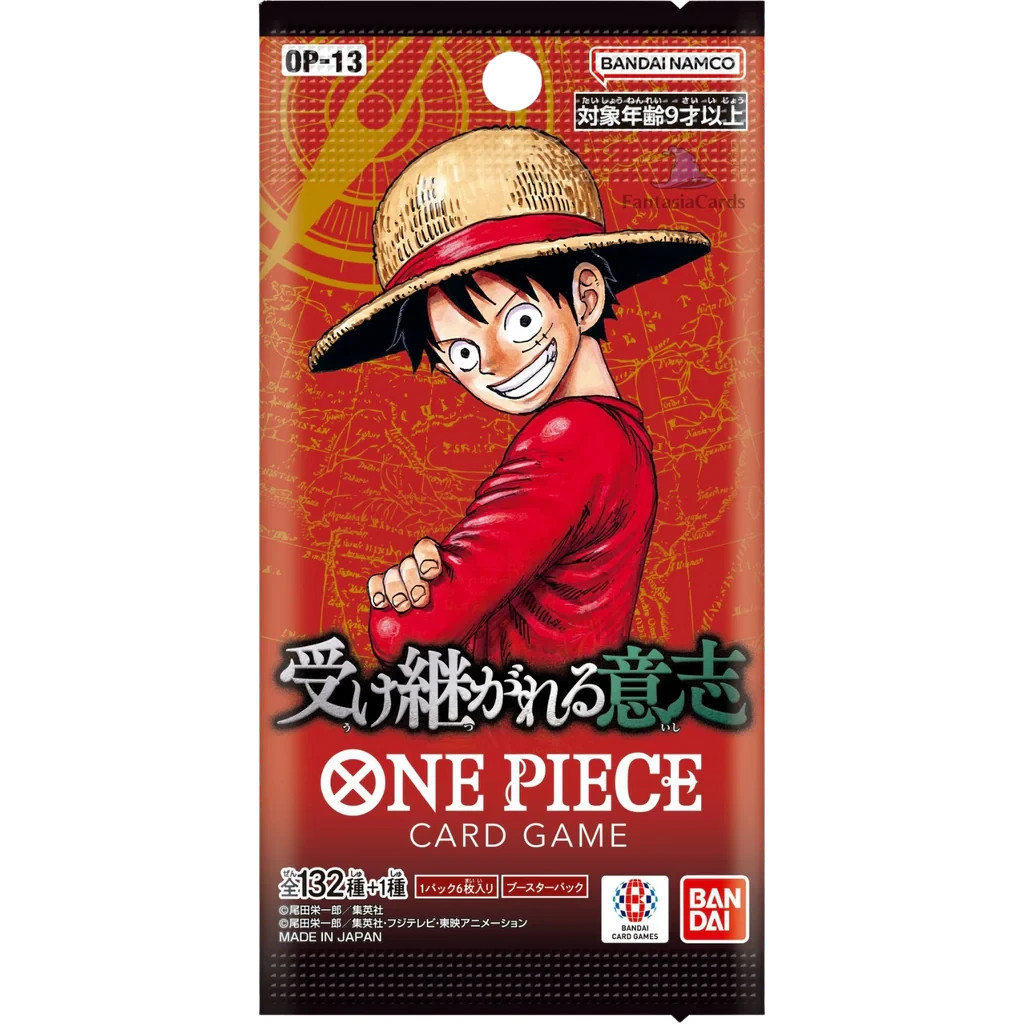 OP-13 Booster Box ONE PIECE Card Game Carrying on His Will Japan