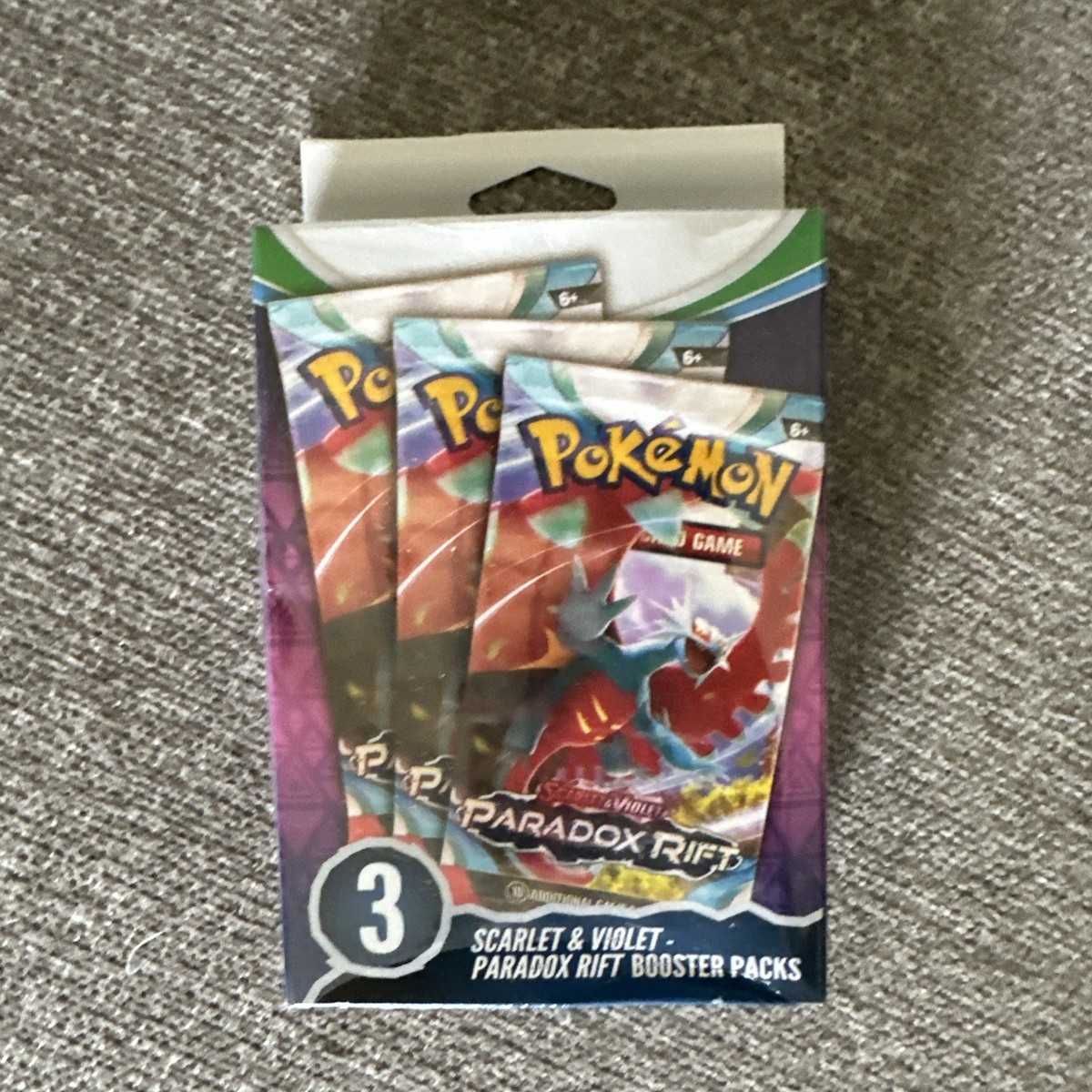 Pokemon 3 Scarlet & Violet Paradox Rift Booster Pack Box! Brand