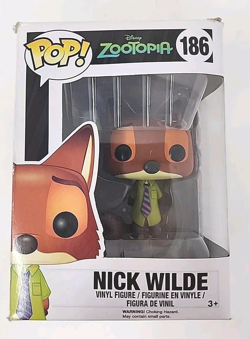 Funko POP! 2016 Disney: Zootopia Nick Wilde Fox Toy Vinyl Figure
