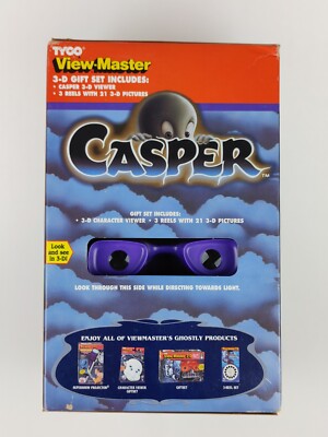 Casper The Ghost Face Viewer View-Master Model L 3D Gift Box Set