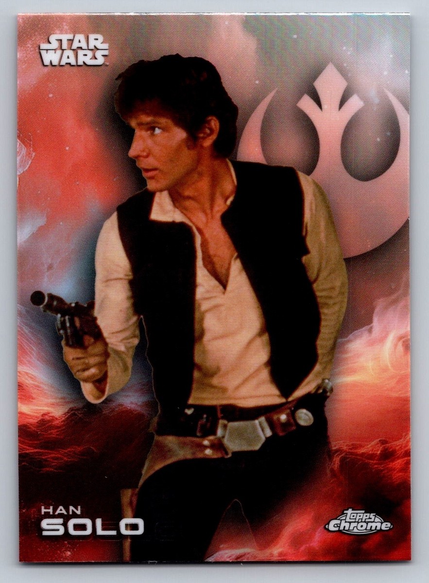 2025 Topps Chrome Star Wars - Han Solo #58 Refractor A New Hope