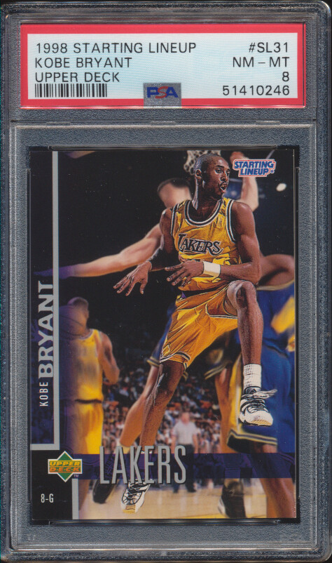1997 1998 Starting Lineup Kobe Bryant SL31 Upper Deck PSA 8 Low