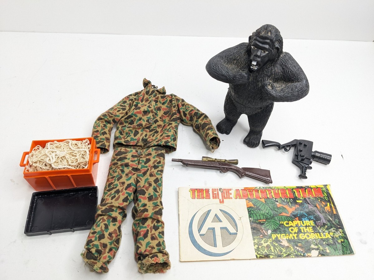 GI JOE ADVENTURE TEAM Capture of The PIGMY GORILLA Set Parts
