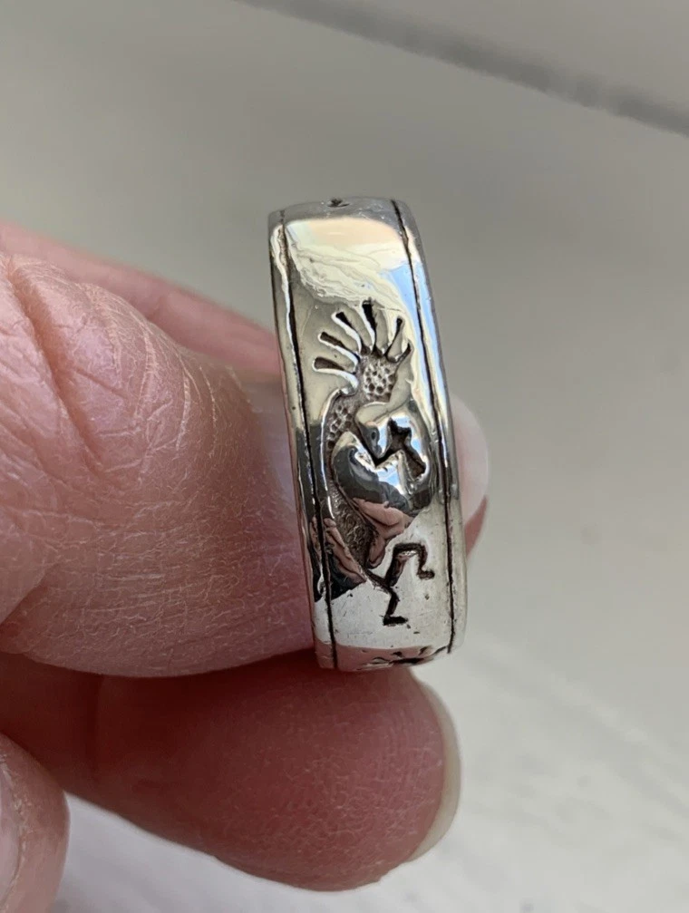 指輪・リング Indian Kokopelli Mike Smith Sterling 指輪・リング