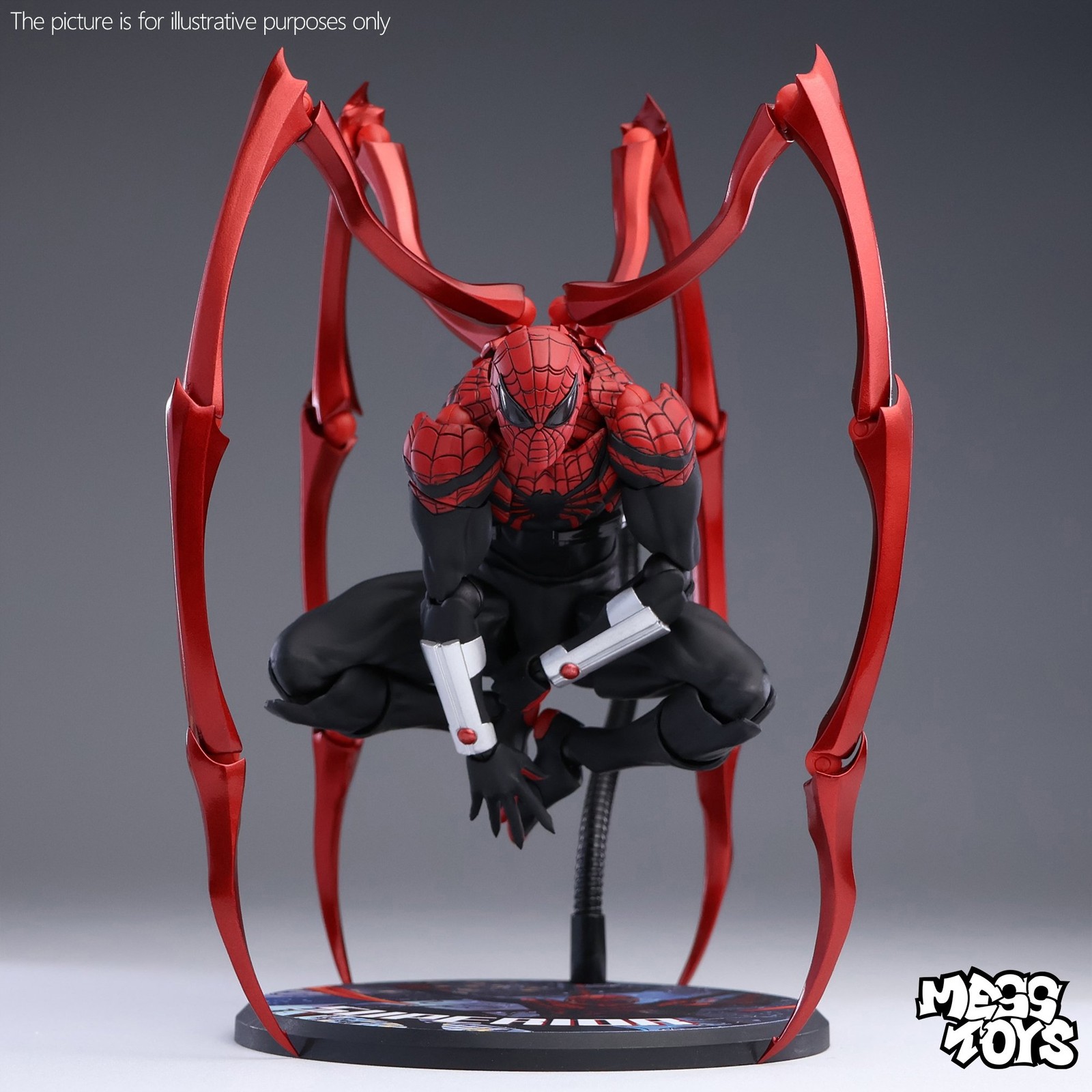 New 1:12 CT Toys Mess Toys Superior Spiderman Octopus Spider