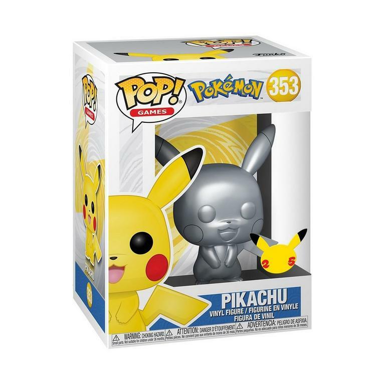 FUNKO POP! GAMES: POKEMON - PIKACHU 25TH ANNIVERSARY VINYL FIGURE