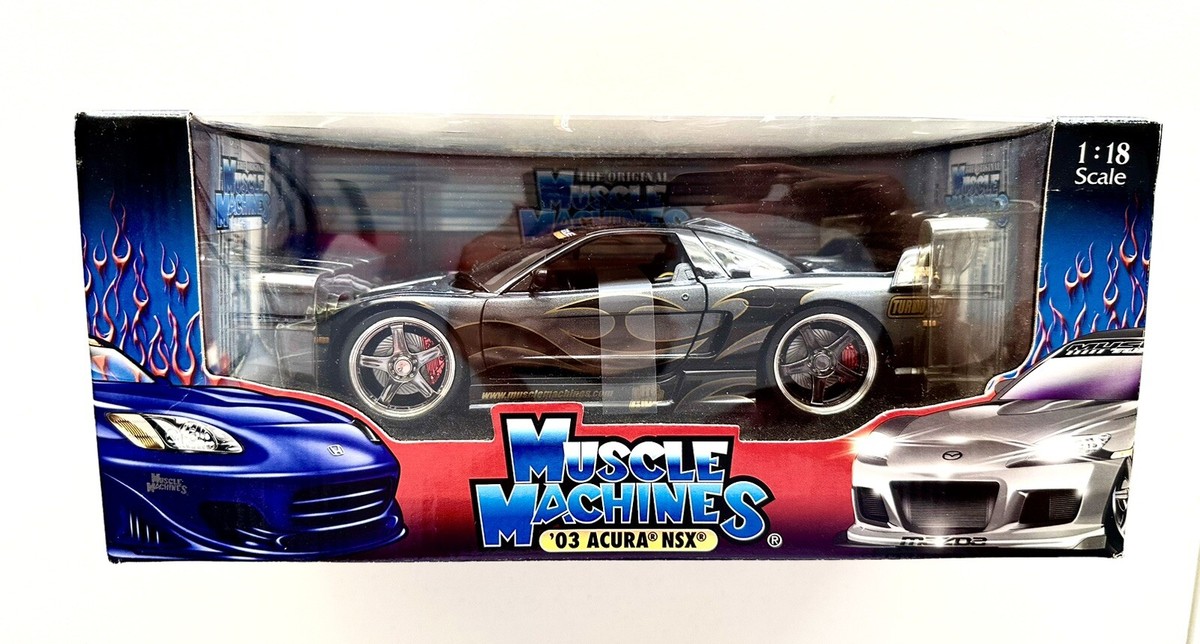 Muscle Machines Tuners 🔥 2003 Acura NSX 1:18 Scale Diecast '03