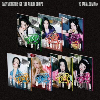 BABYMONSTER [DRIP] 1st Full Album YG TAG Ver./ QR Card+Photo Book+