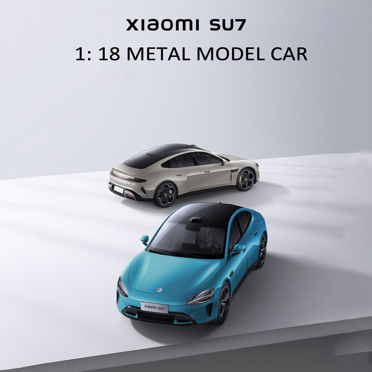1:18 XIAOMI SU7 Alloy Car Model Diecast Official Metal Toy Limited