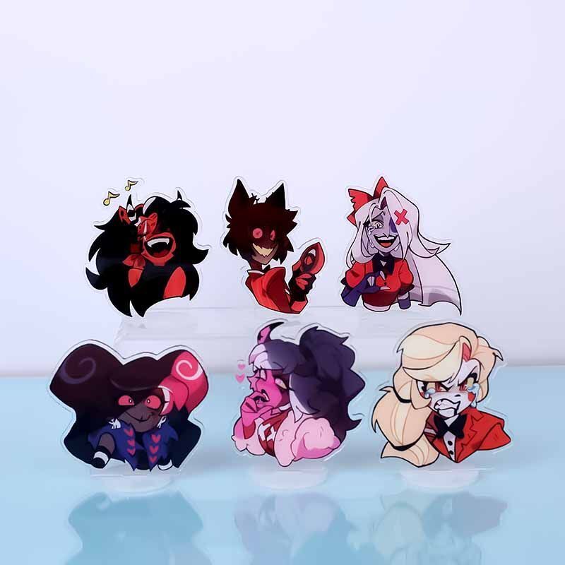 10CM Hazbin Hotel Vaggie Charlie Acrylic Stand Figure Model