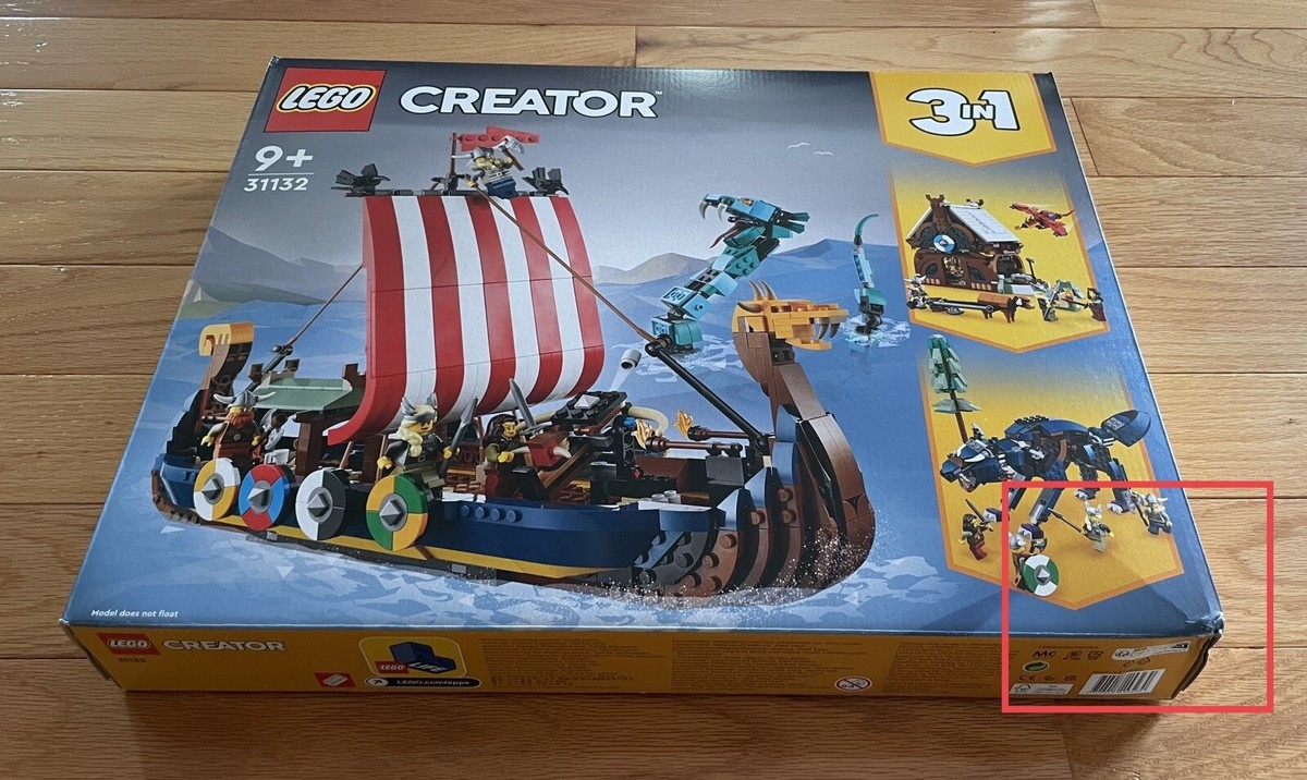 LEGO 31132 | Creator | Viking Ship and the Midgard Serpent | New