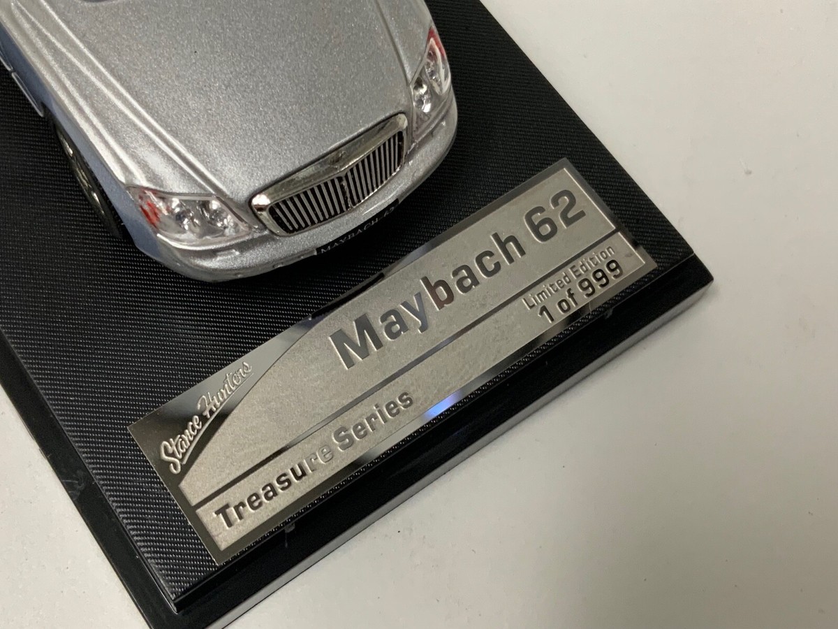 1/64 Stance Hunter Maybach 62 Mercedes Benz in Silver limited 999