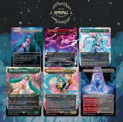 MTG Hatsune Miku x Secret Lair Bundle All 4 Drops - English