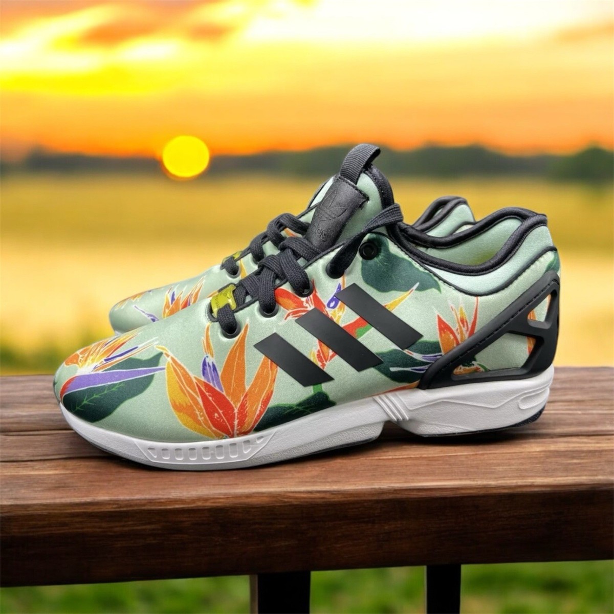 Size 8 - Adidas ZX Flux NPS Blush Green for sale online | eBay