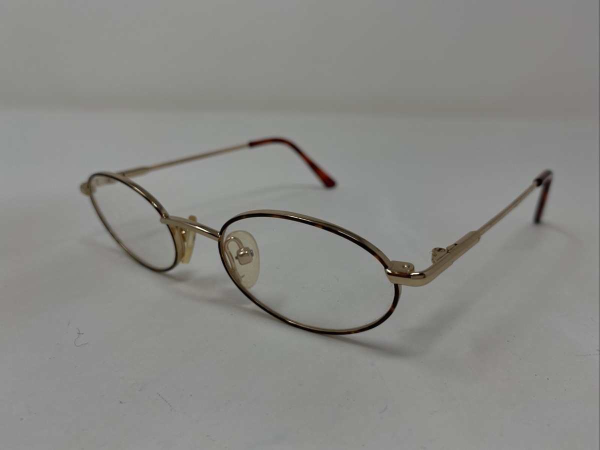Flintstones 23-1 44-17-125 Demi Amber/Gold Full Rim Eyeglasses