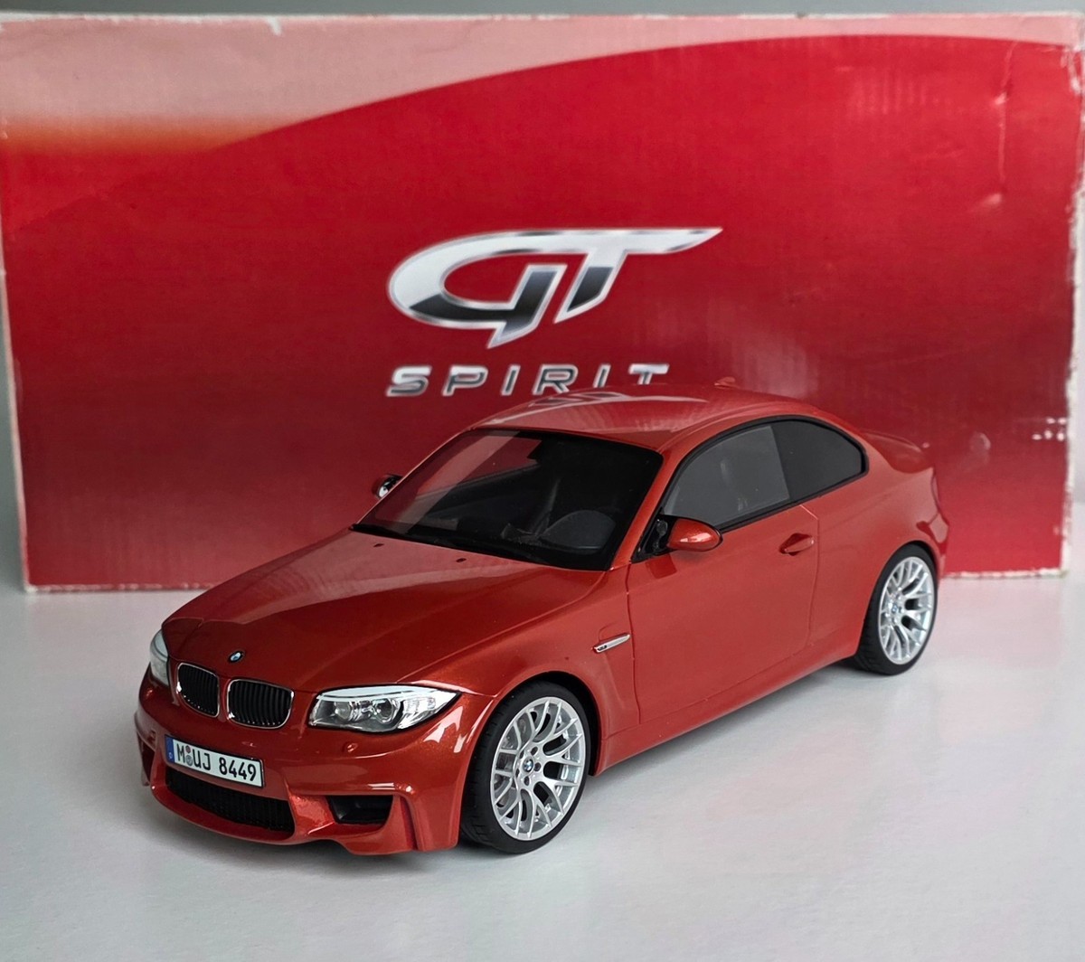 BMW 1-Series 1M (E82) Coupe Valencia Orange 2011 1/18 GT Spirit